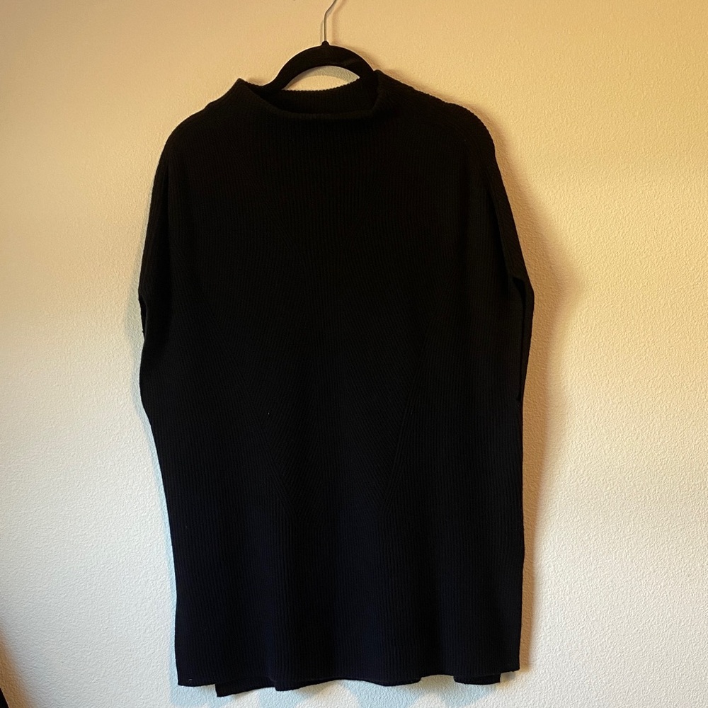 Vince Ribbed Wool Cashmere sleeveless tunic top